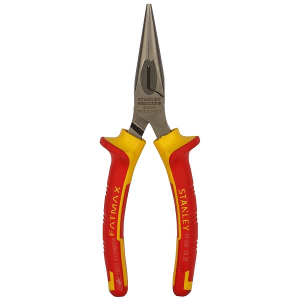 Stanley FATMAX 0-84-006, Pitkät lukituspihdit, 70 °C, Punainen, Keltainen, 1000 V, 160 mm, 163 g
