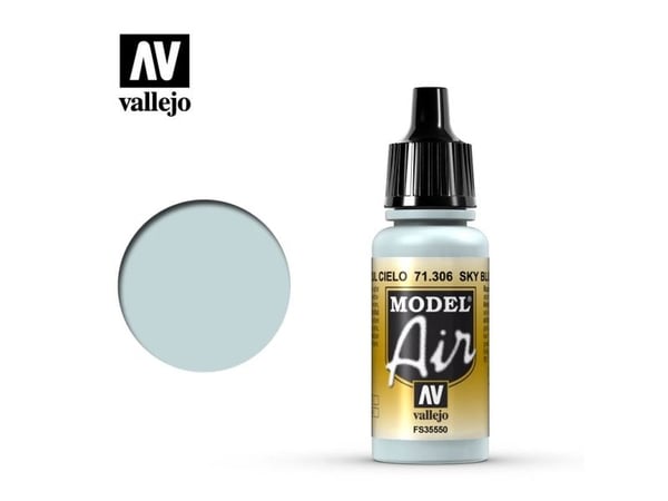 Vallejo 71.306, 17 ml, Blå, Matt, Flaska