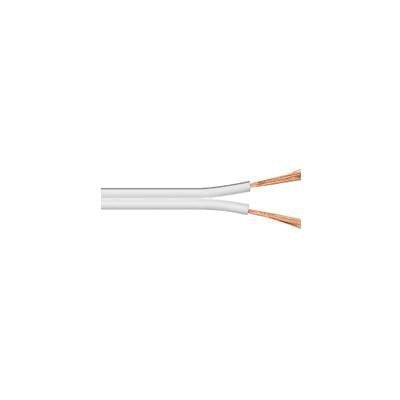 MicroConnect - Høyttalerkabel - 1.5 mm² - uisolert tråd til uisolert tråd - 10 m - hvit