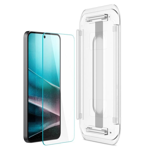 Spigen GLAS.tR EZ Fit, Samsung, Galaxy A36 5G, Naarmuuntumisenkestävä, Läpinäkyvä, 2 kpl