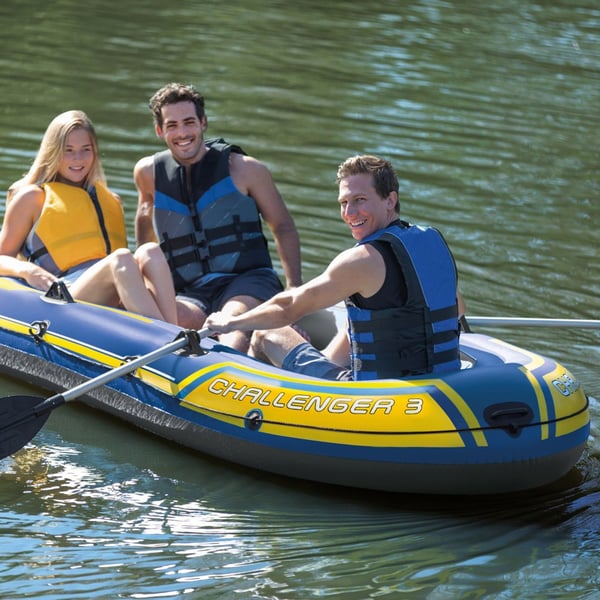 Intex 68370NP, Resor/fritid, Gummibåt, Multifärg, PVC, 3 personer, 320 kg