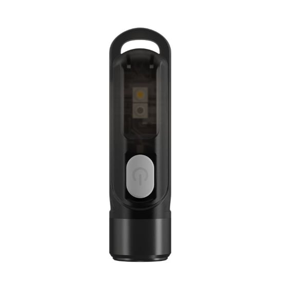 Nitecore TIKI LE, Ficklampa, Svart, Polykarbonat, Knappar, Röra, 1 m, IP66