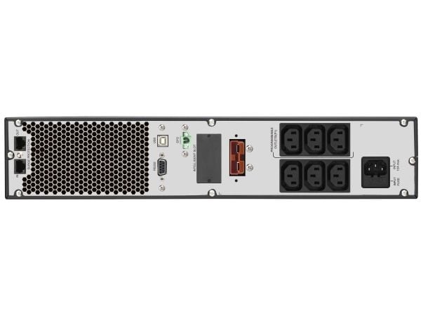 PowerWalker VFI 1000RM LCD, Dobbeltkonvertering (Online), 1 kVA, 900 W, Sinus, 160 V, 300 V