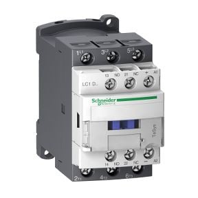 SCHNEIDER ELECTRIC Kytkin 7,5kW, 400V AC, 18A AC3, 3-napainen, 1NO+1NC, ohjausjännite 24V DC, pienitehoinen käämi