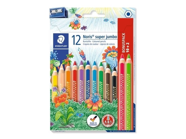 STAEDTLER Noris Club - Fargeblyant - assorterte farger - 6 mm (en pakke 10)