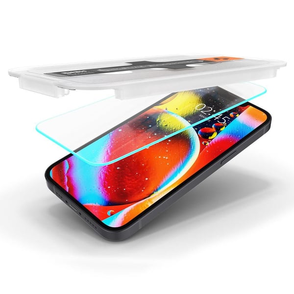 Spigen AGL03385, Apple, iPhone 13 / iPhone 13 Pro, Läpinäkyvä, 2 kpl