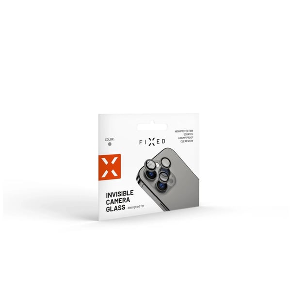 FIXED FIXGC2-930-GR, Apple, iPhone 14 Pro/14 Pro Max, Naarmuuntumisenkestävä, Likaa hylkivä, Läpinäkyvä, Harmaa, 3 kpl