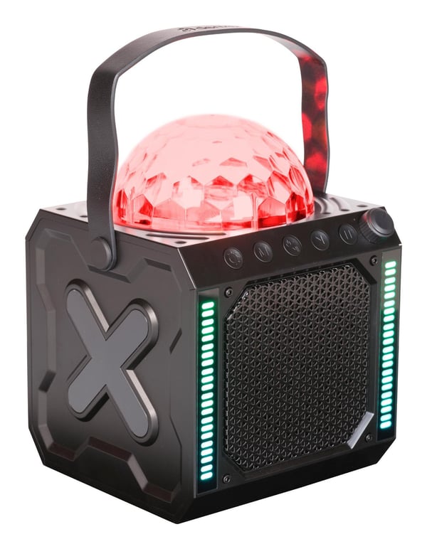 Denver BTM-618 partyhögtalare 10 W trådlös, USB Type-A/USB Type-C, svart
