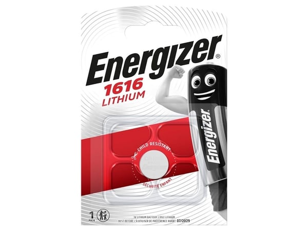 Energizer 1616 - Batteri CR1616 - Li - 60 mAh