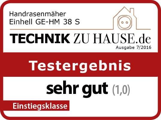 Einhell GE-HM 38 S handgräsklippare 38 cm 250 m²