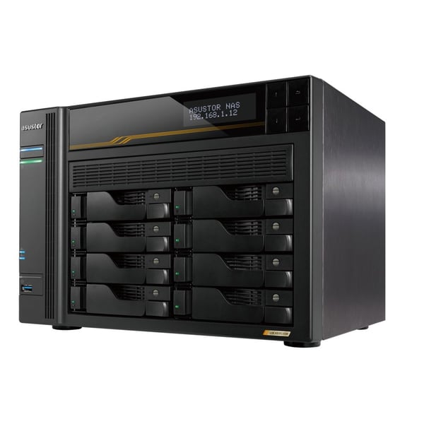Asustor Lockerstor 8 Gen3 AS6808T 8-paikkainen (90-AS6808T00-MF30)