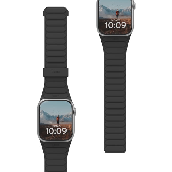 Urban Armor Gear 194161118240, Kellon hihna, Apple, Watch Series 1-3 42mm, Series 4-6 & SE 44mm, Series 7-9 45mm, Ultra 1-2 49mm., Silikoni