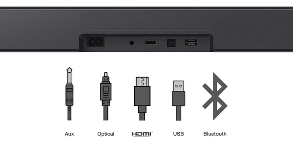 TCL S45HE lydplanke 2.0 Dolby Atmos Bluetooth, titan