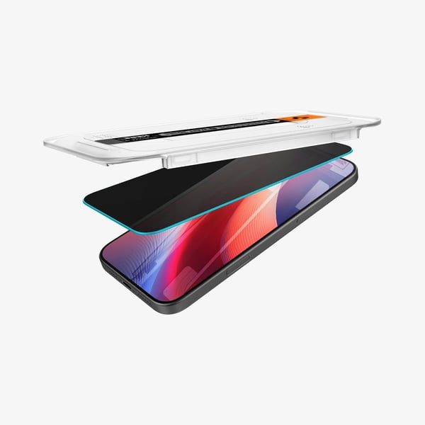 Spigen GLAS.tR EZ Fit - Skjermbeskyttelse for mobiltelefon - glass - for Apple iPhone 16 Pro Max