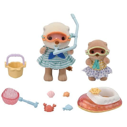 Sylvanian Families Sea Otter Sisters - Splashy Snorkel Set -
