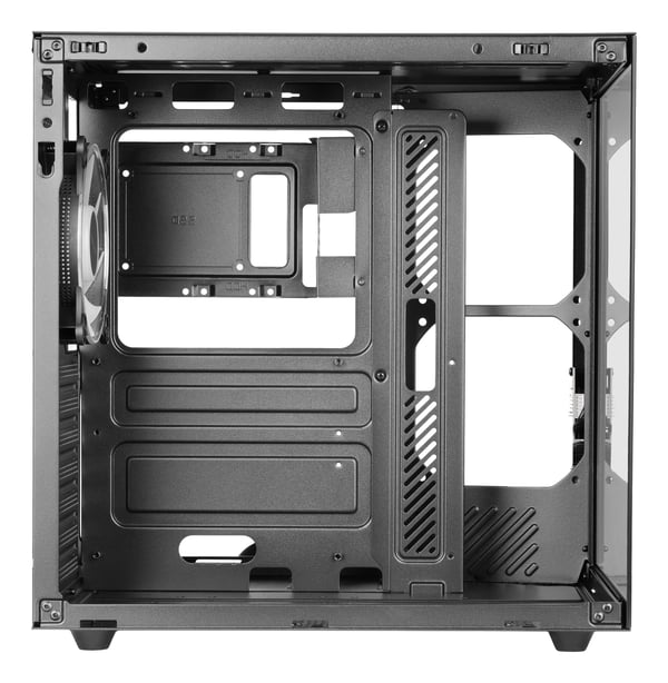 Mars Gaming MCV-ONE, Midi Tower, PC, Svart, ATX, micro ATX, Mini-ITX, Stål, Härdat glas, Spela