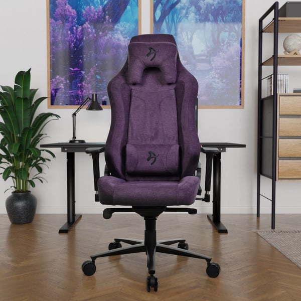 Arozzi Vernazza Soft Fabric - Gaming chair - Purple