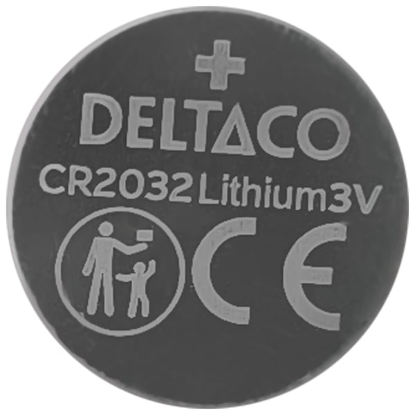 DELTACO - Batteri CR2032 - Li - 240 mAh