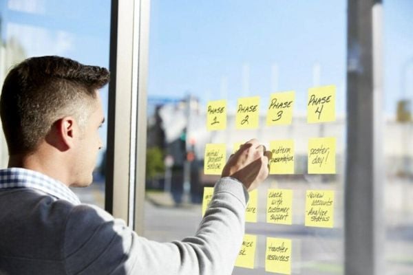 Post-it® Super Sticky Notes Canary Yellow™, 12 kpl, 76 mm x 127 mm