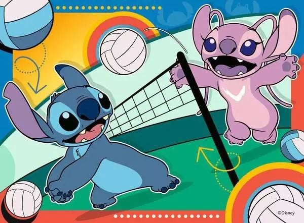 Ravensburger Disney Stitch 4-Pack, 12 kpl, Sarjakuvat, 3 vuosi/vuosia