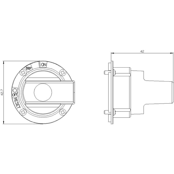 Siemens 3VA9287-0GC01 tehokoskettimen lisävaruste (L x K x S) 45 x 45 x 36 mm 1 kpl
