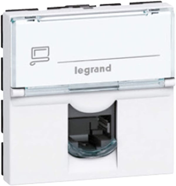 Legrand 076576, RJ-45, 2 modul/-er, STP, 6a, Vit, 493 g