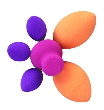 REAL TECHNIQUES SET Miracle Sponges 3 Steps g meikkivoide tynnyri x2 mini g häivytys tynnyri x3 g contouring tynnyri