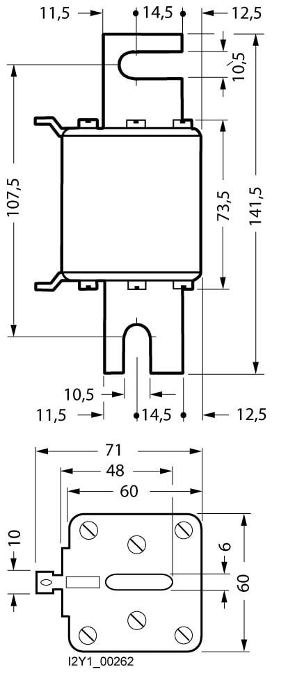 Siemens 3NE4337 Sikringsindsats Sikringsstørrelse = 2 710 A 800 V 1 stk