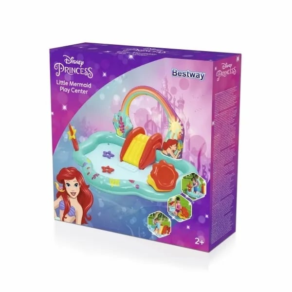 Bestway 91097 / 23, Oppblåsbart spillsenter, 2 år, Polyvinylklorid (PVC), Blå