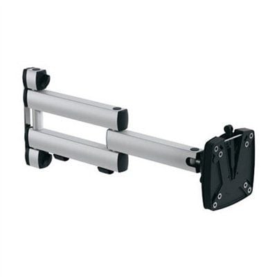 Novus 1.1 TSS Folding arm 3 Monitor Arm, 15 kg, 75 x 75 mm, 100 x 100 mm, -35 - 35°, Antrasiitti, Hopea
