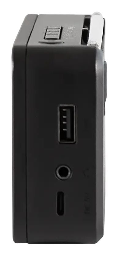 Telestar TOP 100, Bærbar, Analog & digital, DAB+, FM, 3 W, LCD, Sort