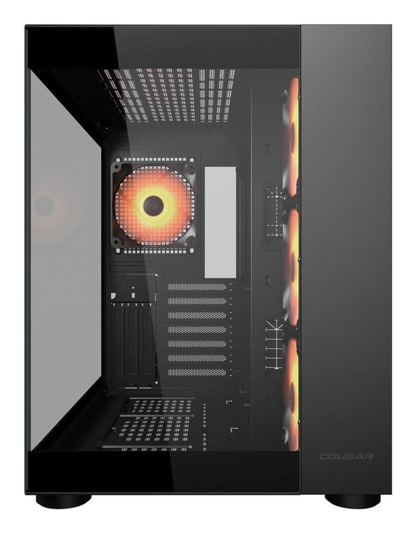 COUGAR CGR-5KA1B-RGB, Midi Tower, PC, Svart, ATX, micro ATX, Mini-ITX, Spela, Multi