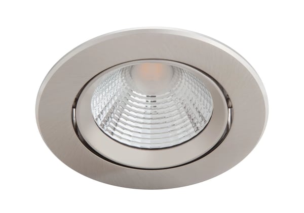 Philips Funktionell Sparkle infälld lampa, Nedtryckbar spotlight, Glödlampan/-lamporna kan inte bytas ut, LED, 2700 K, 350 LM, Nickel