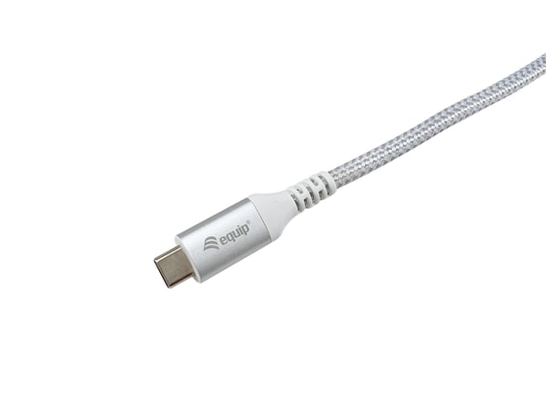 Equip 128375, 0,5 m, USB C, USB C, USB 3.2 Gen 2 (3.1 Gen 2), 10000 Mbit/s, Hvid
