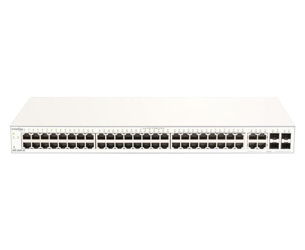 D-Link Nuclias Cloud-Managed DBS-2000-52 - Switch - 48 x 10/100/1000 + 4 x kombo-SFP