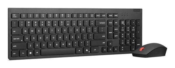Lenovo Essential | Klaviatura ir pele Combo | Wireless | Russian/Cyrillic | Juodas | 2.4 GHz
