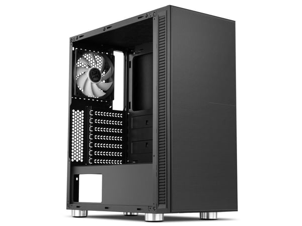 NOX Hummer Void, Midi Tower, PC, Acrylonitrilbutadienstyren, SPCC, Sort, ATX,Micro ATX,Mini-ITX, 15,4 cm