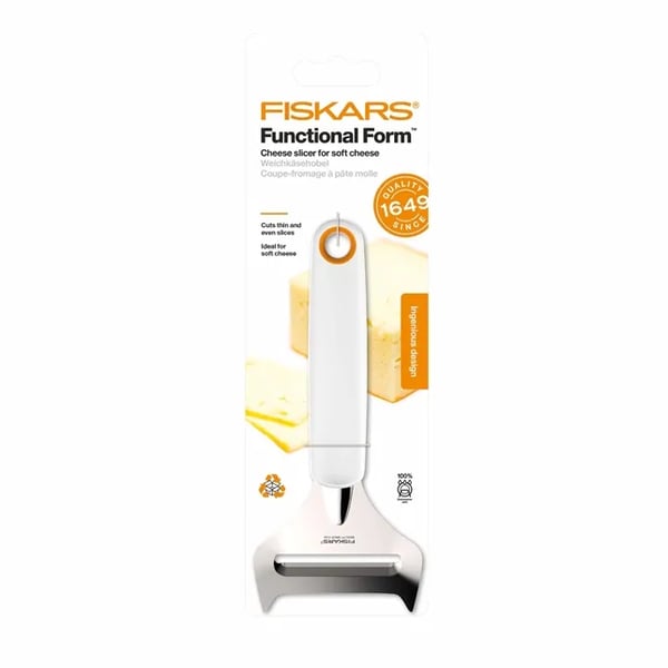 Fiskars 1016128, Rustfritt stål, Rustfritt stål, Hvit, Opphengshull, 60 g, 255 mm