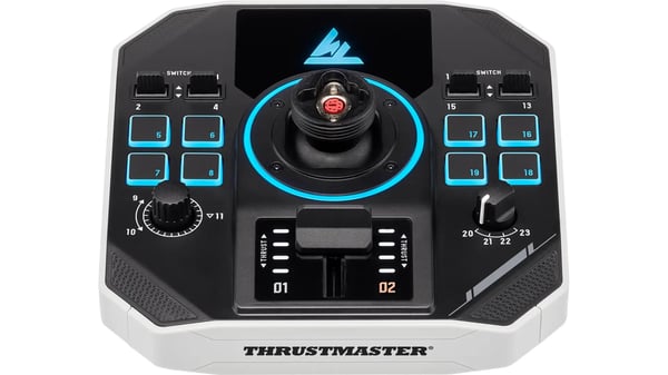 Thrustmaster Sol-R 2 HOSAS Space Sim Duo joystick, kablet USB-C, PC, svart/hvit