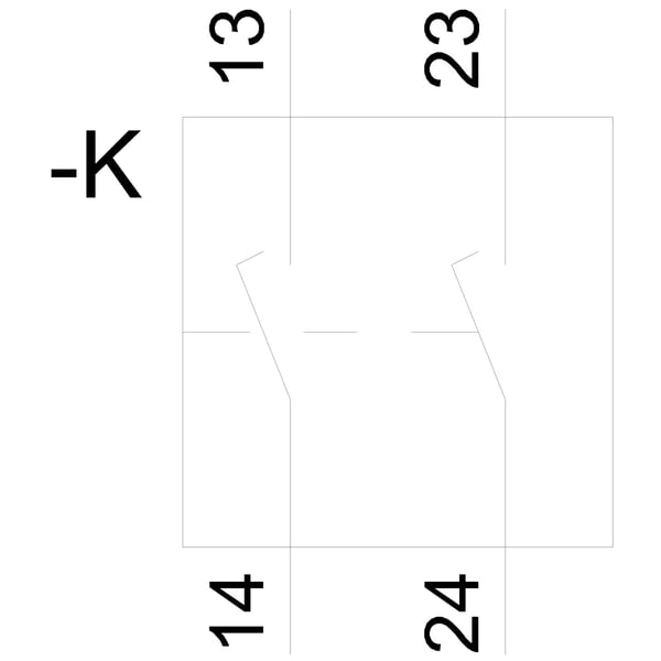 Siemens 3VA9137-0GX10 hjälpkontakt 1 st