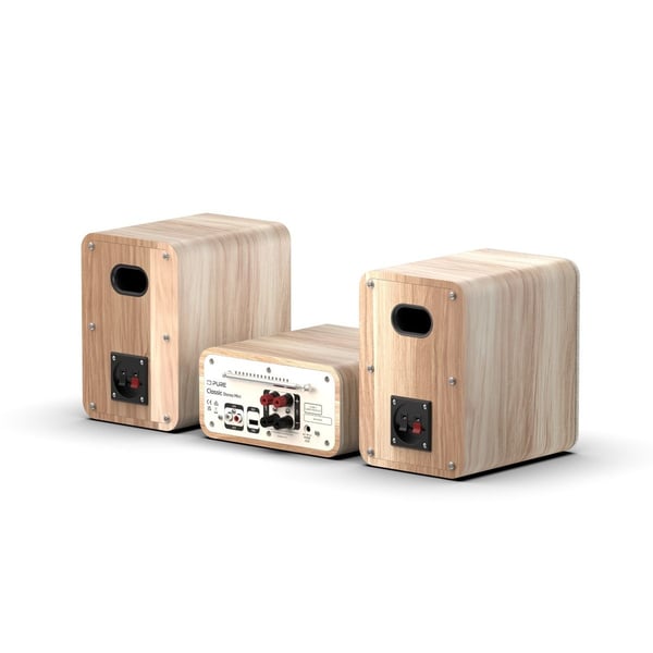 PURE Classic stereominisystem DAB+/FM Bluetooth CD/USB, vit/ek