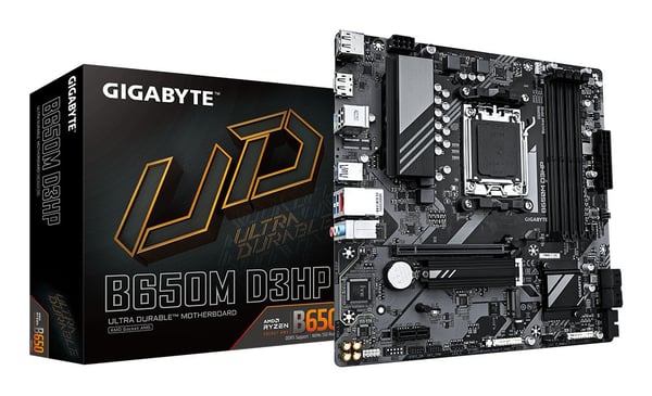 GIGABYTE B650M D3HP -emolevy, AMD B650, Socket AM5, micro-ATX, DDR5