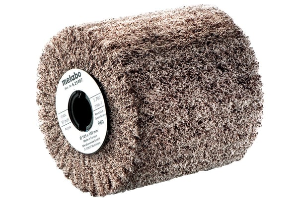 Metabo 623487000, Hiomalaikka, Alumiini, Terästä, Puu, Non-woven nylon, 5600 RPM, 2900 RPM, Ruskea