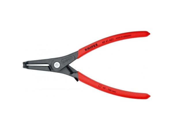 Knipex 49 41 A31, Låseringtang, 10 cm, Plast, Rød, 42 mm, 210 mm