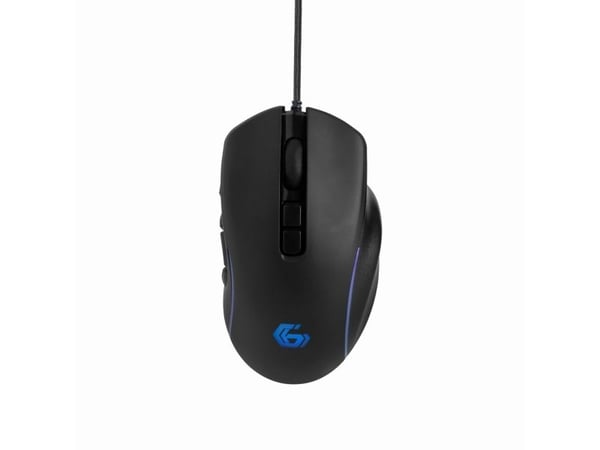 Gembird MUSG-RAGNAR-RX500, Oikeakätinen, USB A-tyyppi, 12000 DPI, Musta