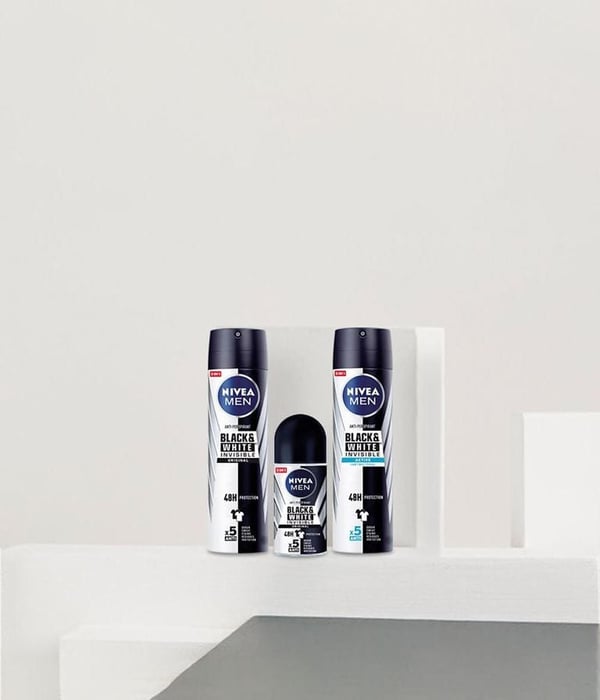 Nivea Men Invisible For Black And White Active Deodorant Spray 200ml