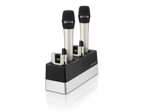 EPOS CHG 4N - Mikrofonladestativ + AC-strømadapter - 4 A - 4 utgangskontakter - Europa