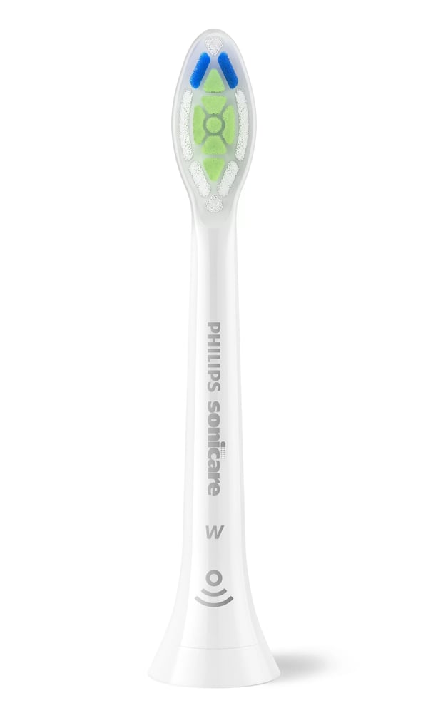 Philips Sonicare W2 Optimal White HX6068 - Utskiftningsbørstehode - for tannbørste - hvit (en pakke 8)