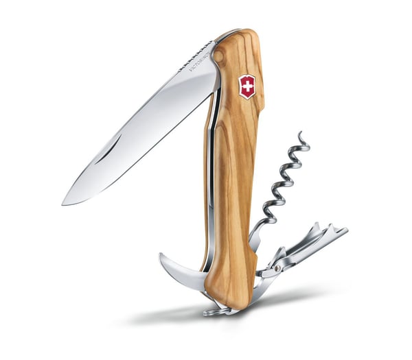 Victorinox Wine Master - One/one(r) - Taskuveitsi - Clip point - Puu - Hopea - 6 työkalua (V-0.97 01.64)