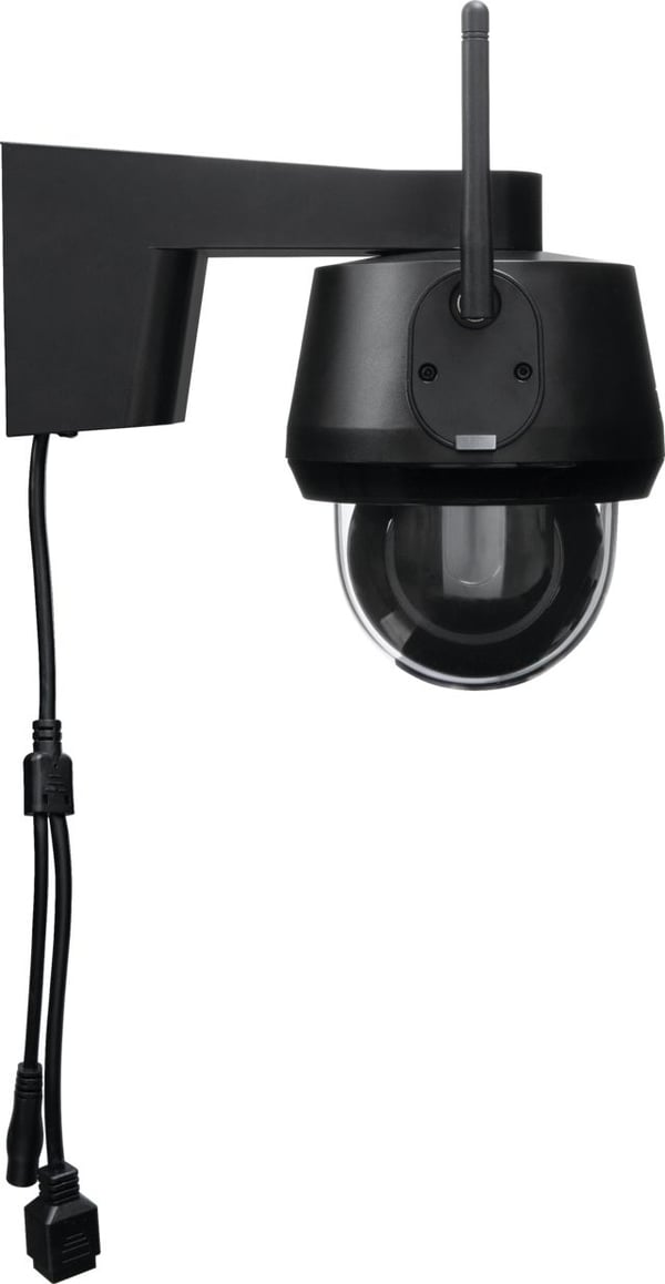 ABUS PPIC52520B, IP-turvakamera, Ulkona, Langallinen & langaton, Seinä, musta, Kupoli